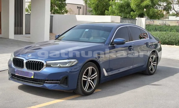 Buy Used BMW 5–Series Blue Car in Fuvammulah in Ghaviyani