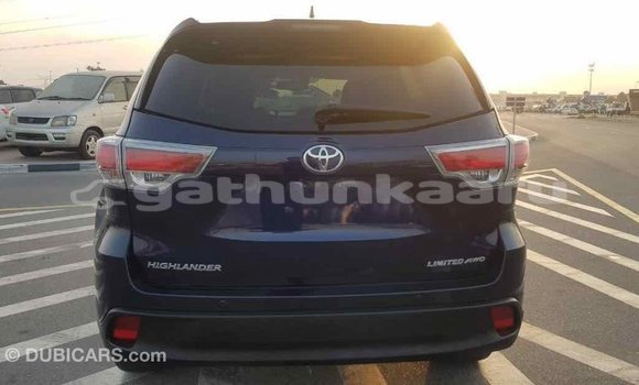 Buy Import Toyota Highlander Blue Car in Import - Dubai in Baa Buy Import Toyota Highlander Blue Car in Import - Dubai in Baa